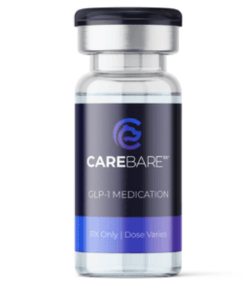 CareBareRX GLP-1 medication bottle