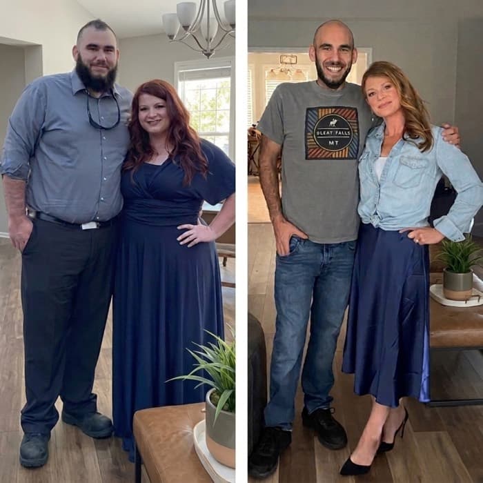Michael & Lisa B. before and after transformation